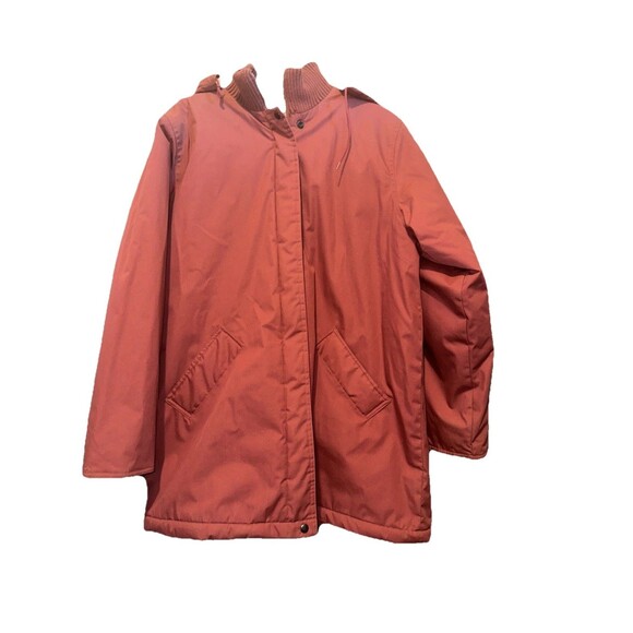 Vintage Windsor Bay Winter Coat Mauve/pink Insulated  Fleece Lining Hood Option - Picture 1 of 8
